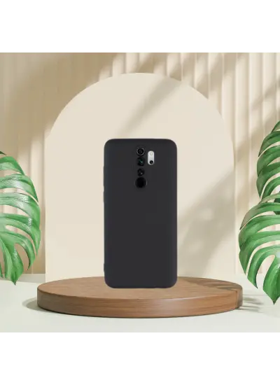 Xiaomi Redmi Note 8 Pro Rubber Silikon Kılıf Siyah