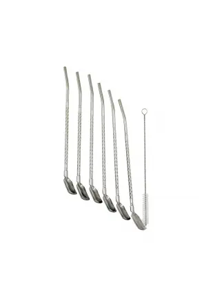 7PCS - 6PİPET + 1TEMİZLEME FIRÇA ÇELK KAŞIKLI PİPET (4767) - CBT4160-8884