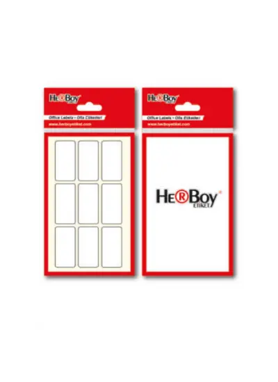 Herboy 25x50mm Etiket 8li