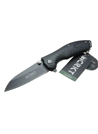 Crkt Cr0249-Bk Siyah Kamp Çakı 18 Cm - Plastik Sap, Otomatik, Kılıflı, Kutulu