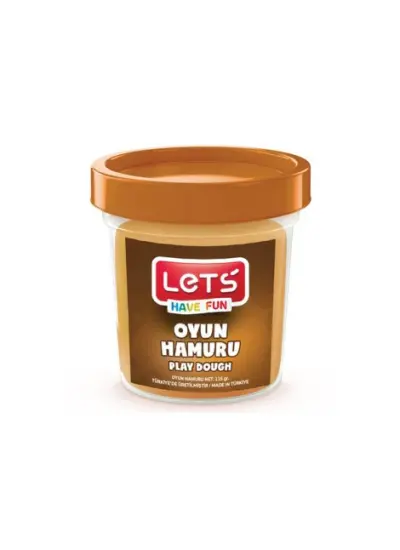 Lets Tekli Oyun Hamuru 115 Gram Kahverengi