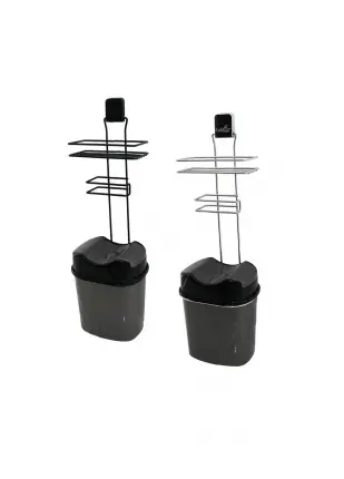 METALÇÖP KOVALI WC KAĞITLIK SET RAFLI - YAPIŞKANLI MONTAJ (4767) - CBT5724-6939