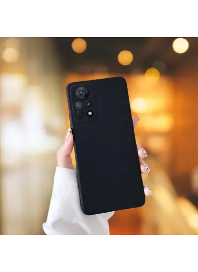 Xiaomi Redmi Note 11S Rubber Silikon Kılıf Siyah