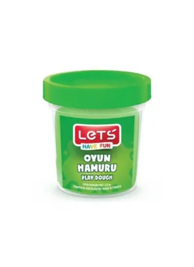 Lets Tekli Oyun Hamuru 115 Gram Yeşil