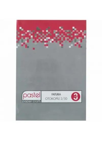 Pastel Fatura Otokopili 2/50 3 Nushalı 12'Li