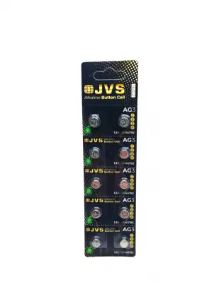 JVS AG3 1.5V LR41 SAAT PİLİ 10LU KART (4767) - CBT5409-5861