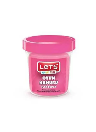 Lets Tekli Oyun Hamuru 115 Gram Pembe