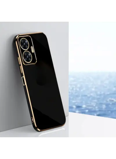 Realme C55 Şanzelize Kılıf Siyah