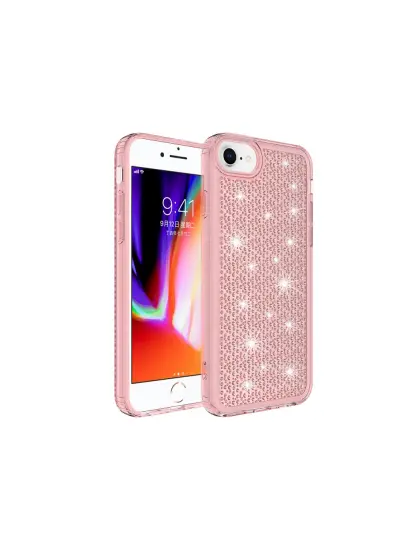 İphone 7/8/Se Snow Silikon Kapak Pembe