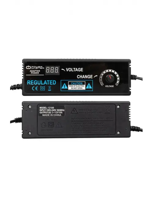 3 VOLT - 12 VOLT - 10 AMPER 5.5*2.5 UÇLU KADEMELİ ADAPTÖR (4767) - CBT7542-9363