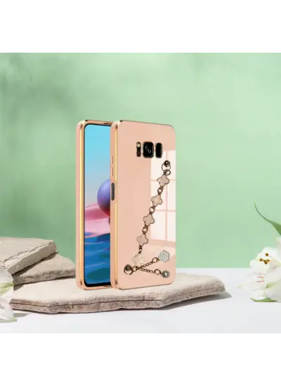 Samsung S8 Plus Elçek Şanzelize Kılıf Rose Gold