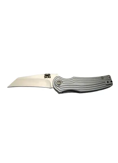 Sog Pinkerton 0689 Gri Kamp Çakı 18Cm - Yarı Otomatik, Kemerlikli, Kutulu