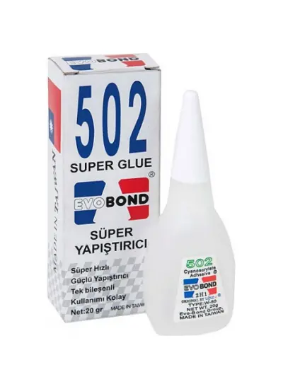 502 Hızlı Yapıştırıcı 20gr. (Evo Bond)