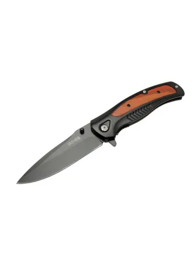 Sog DA315 Bk 22 cm Kamp / Outdoor Çakı  - Yarı Otomatik, Kemerlikli, Kutulu