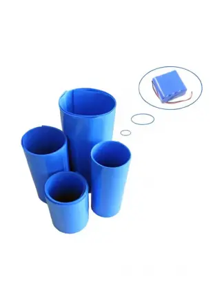 1 MT PVC ISI BORUSU MAVİ SHRINK 550 MM 18650 PİL YALITIM ISI BÜZÜLME KABLO KILIF - CBT6689-7667