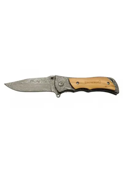 Browning 2-35 Çakı Mini Damascus 16 cm Manuel, Kemerlikli