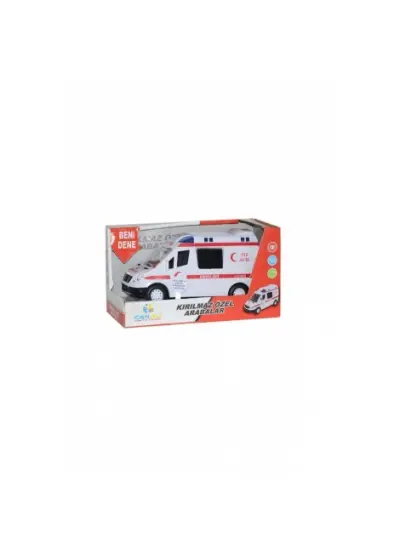 Işıklı Sesli Pilli Ambulans CNL-9999