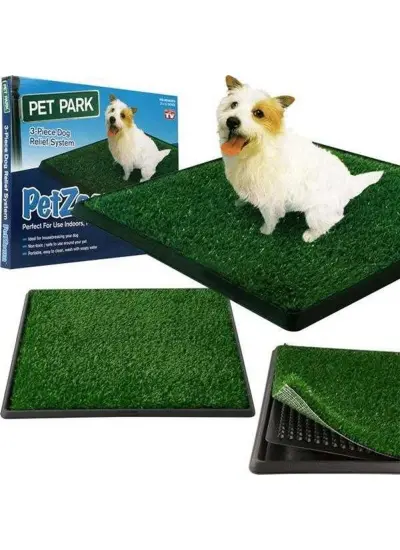 Büyük Pet Park Seyyar Köpek Tuvaleti  64cm x 51cm