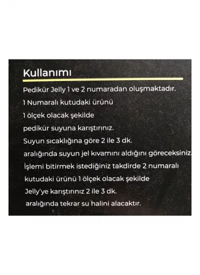 Ayak Bakım Pedikür Jeli - 20 Adet