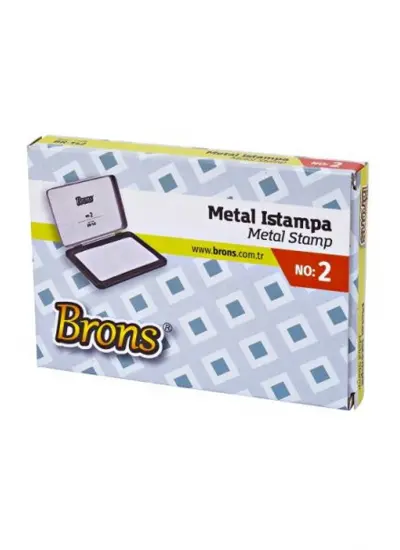 Brons Metal Istampa No.2 8,5X12 Cm