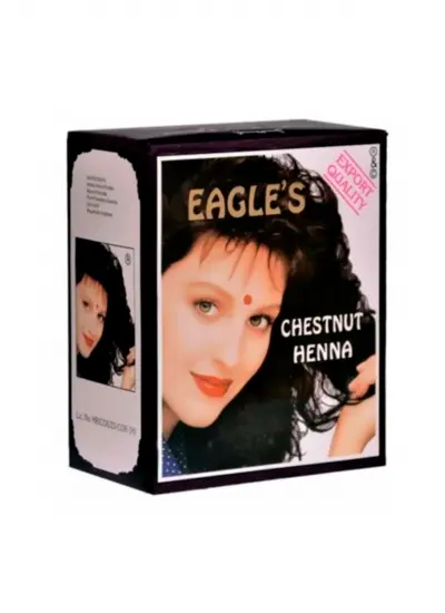 Eagle's Orijinal Hint Kınası Saç Boyası Kestane Rengi - Chestnut Henna