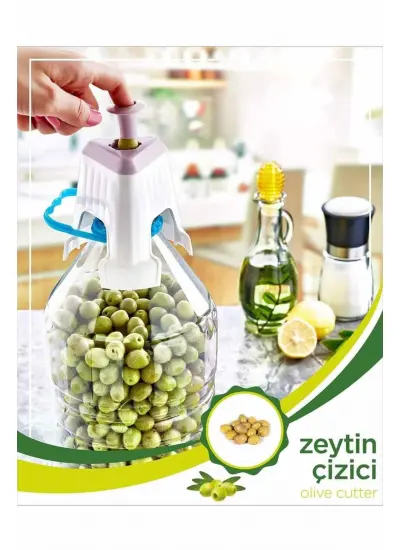 Kolay Zeytin Dilme Çizme Aparatı Pratik Kolay Zeytin Çizici Alet