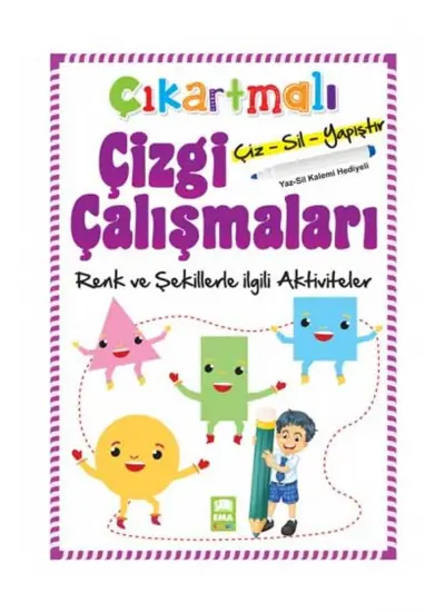 Çıkartmalı Çizgi Çalışmaları Kollektif Ema Çocuk