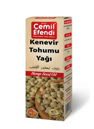 Kenevir Tohumu Yağ 50 Ml.