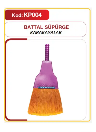 Karakayalar Plastik Süpürge (Battal)-KP-004