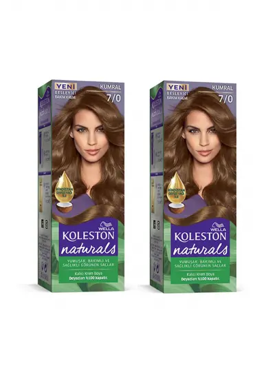 Naturals Saç Boyası Kumral 7/0 2x Paket