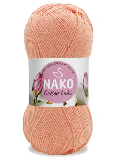 5 Adet Cotton Lüks Yelek Tunik Kazak Bluz Hırka İpi Yünü Somon 97594