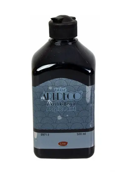 Artdeco Akrilik Boya 500 ML Siyah