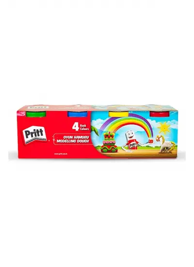 Pritt 4 Renk 100 gr X 4 Oyun Hamuru