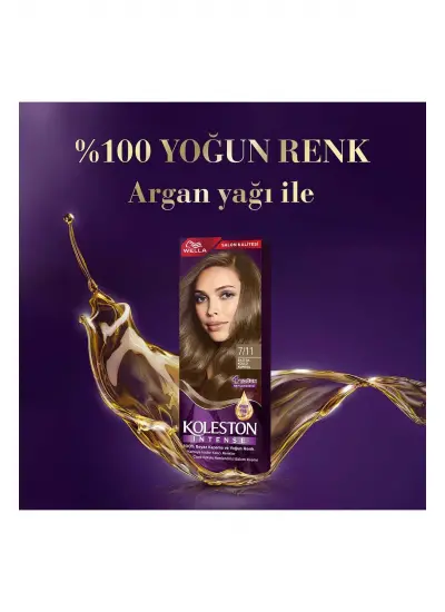 Koleston Intense Saç Boyası 7/11 Ekstra Küllü Kumral - Salon Kalitesi