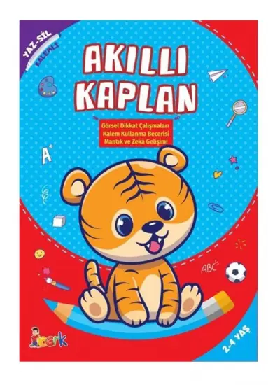 Yaz-Sil Kitapları Akıllı Kaplan