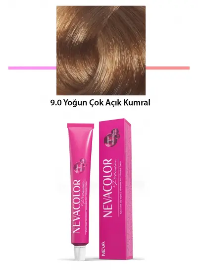 Premium 9.0 Yoğun Çok Açık Kumral - Kalıcı Krem Saç Boyası 50 g Tüp