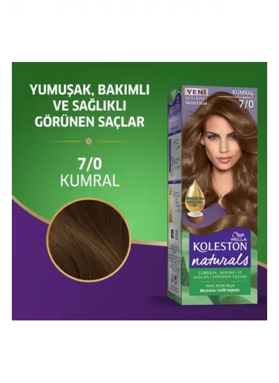 Naturals Saç Boyası Kumral 7/0 2x Paket