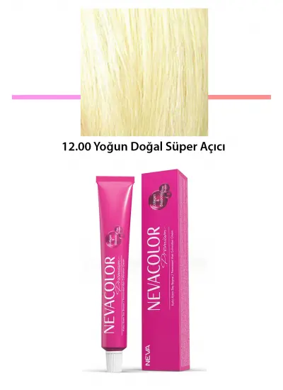 Premium 12.00 Yoğun Doğal Süper Açıcı - Kalıcı Krem Saç Boyası 50 g Tüp