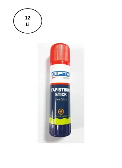 Gıpta Glue Stick Yapıştırıcı 40 Gr Beyaz 12'li