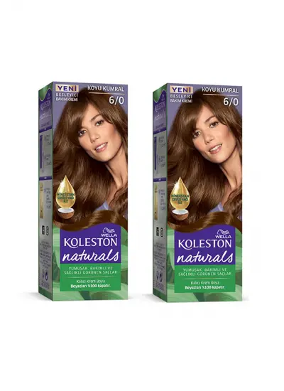 Naturals Saç Boyası Koyu Kumral 6/0 2x Paket