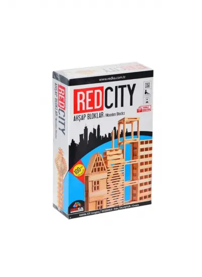 Redka Akıl Oyunları Redka Redcity Oyunu Ahşap Bloklar