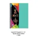 Spiralli PP Kapak 4+1 125  Yaprak Ayraçlı Defter