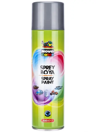 Nova Color Sprey Boya 200 Ml Gümüş