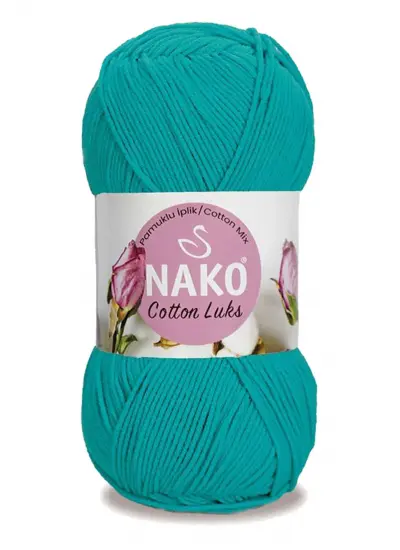 5 Adet Cotton Lüks Yelek Tunik Kazak Bluz Hırka İpi Yünü Koyu Turkuaz 97581