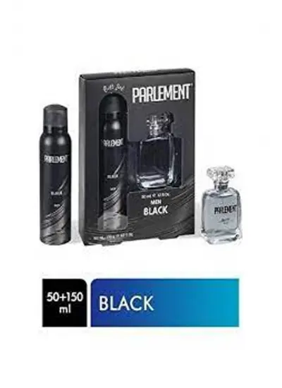 Parlement 50 Ml Black Erkek Parfüm + 150 Ml Deodorant Seti