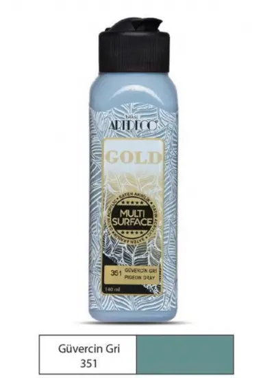 Artdeco Gold Multi Surface Akrilik Boya 140 ml Gri