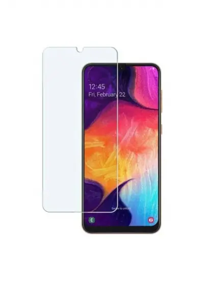 Samsung Galaxy A20 Uyumlu Premium Ekran Koruyucu 9h Sert Temperli Kırılmaz Cam Koruma Şeffaf