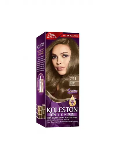 Koleston Intense Saç Boyası 7/11 Ekstra Küllü Kumral - Salon Kalitesi