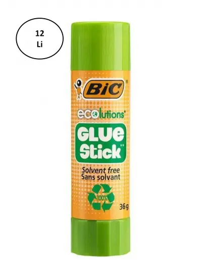 Bic 9192541 Ecolutıon Glue Stıck Yapıştırıcı 36 Gr 12'li