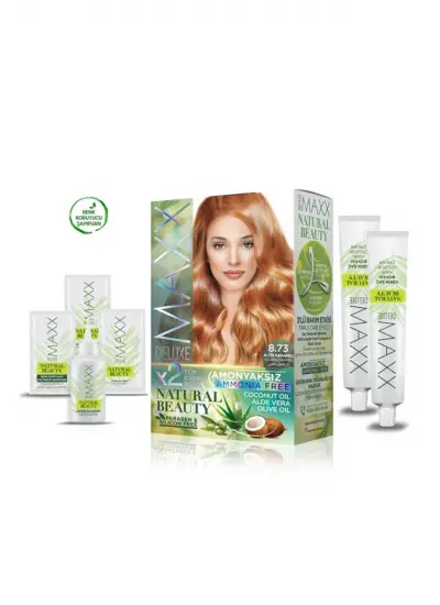 Natural Beauty Amonyaksız Saç Boyası 8.73 Altın Karamel